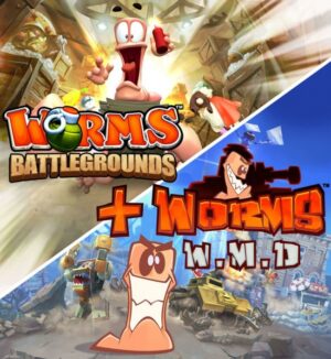 Worms Battlegrounds + Worms W.M.D - PS4