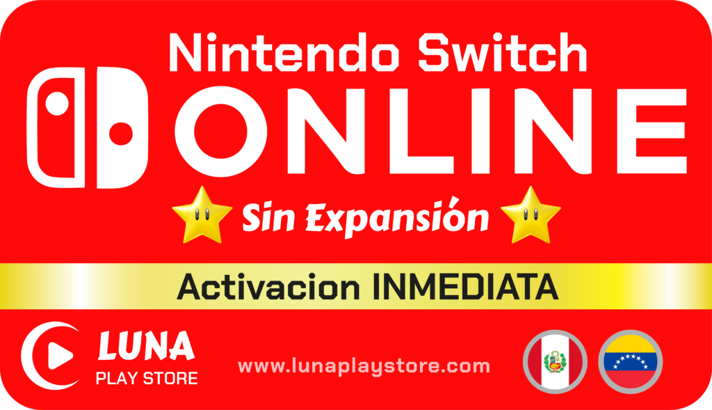 Nintendo Switch Online Sin Expansion - Plan Básico