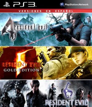 Resident Evil 4 HD + Resident Evil 5 Gold Edition + Resident Evil 6 – PS3