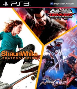 TEKKEN TAG TOURNAMENT 2 + SOULCALIBUR V + Shaun White Skateboarding – PS3