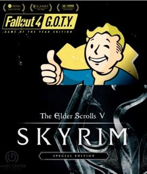 Fallout 4 G.O.T.Y + Skyrim Anniversary Edition Bundle – Español - PS4