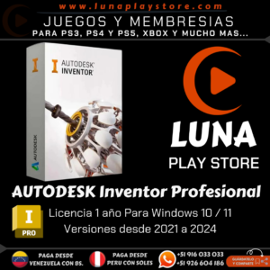 Autodesk Inventor Professional - 1 PC 1 Año