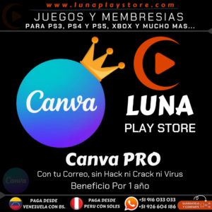 Canva Pro 1 año