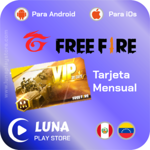 Free Fire : Tarjeta Mensual